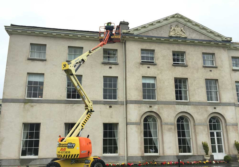 Gutter Cleaning at The Farnham Estate Hotel by Advanced Cleaning Experts, ACE Cleaners, Cavan & Fermanagh, Ireland