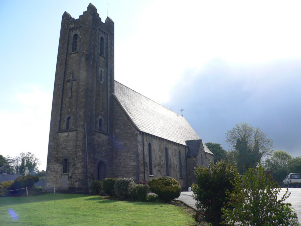 Before  softwashing of a Cavan church, listed building, by Ace Cleaning, Ace Cleaning, Advanced Cleaning Experts, Ireland